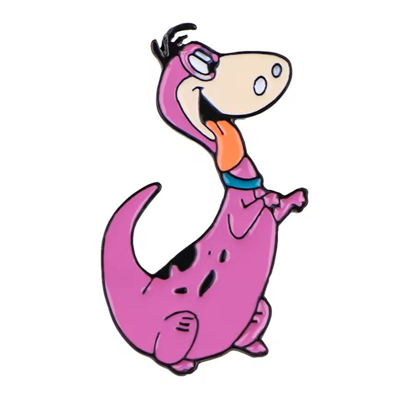 Flintstones Dino Excited Enamel Pin / Tie Tack