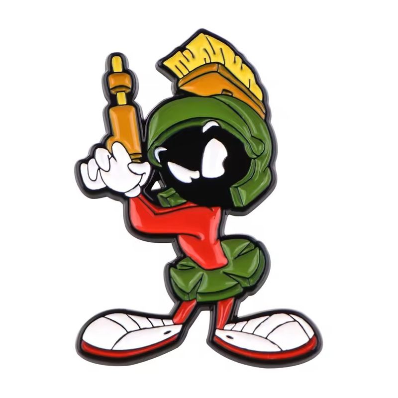Looney Tunes Marvin the Martian with Raygun Enamel Pin / Tie Tack