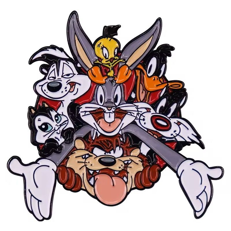 Looney Tunes Cast Enamel Pin / Tie Tack