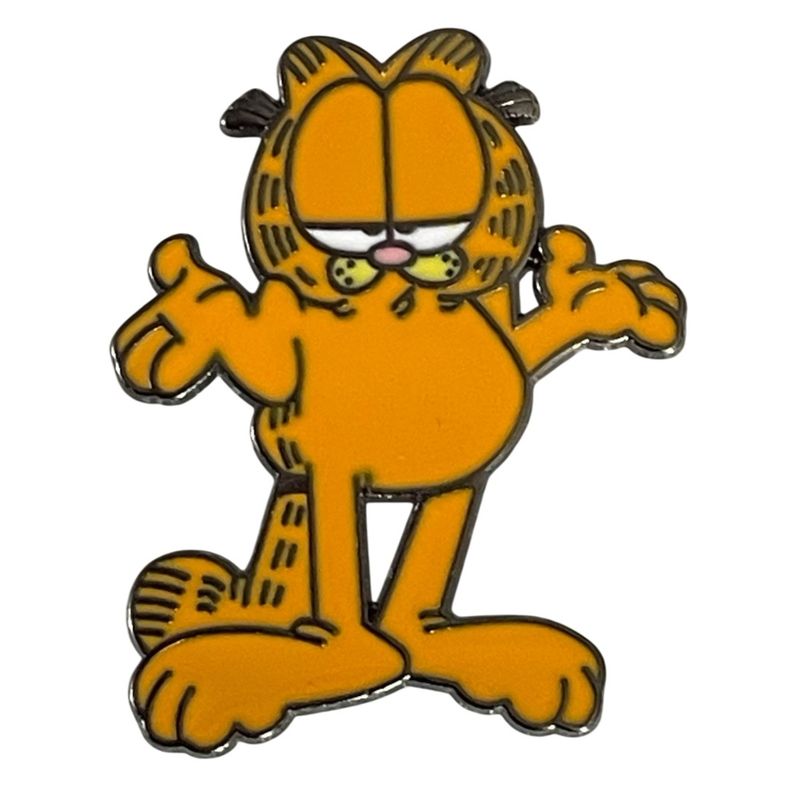 Garfield I Don&#39;t Care Enamel Pin / Tie Tack