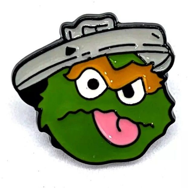 Sesame Street Oscar the Grouch Enamel Pin / Tie Tack