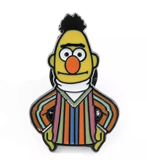 Sesame Street Bert Enamel Pin / Tie Tack