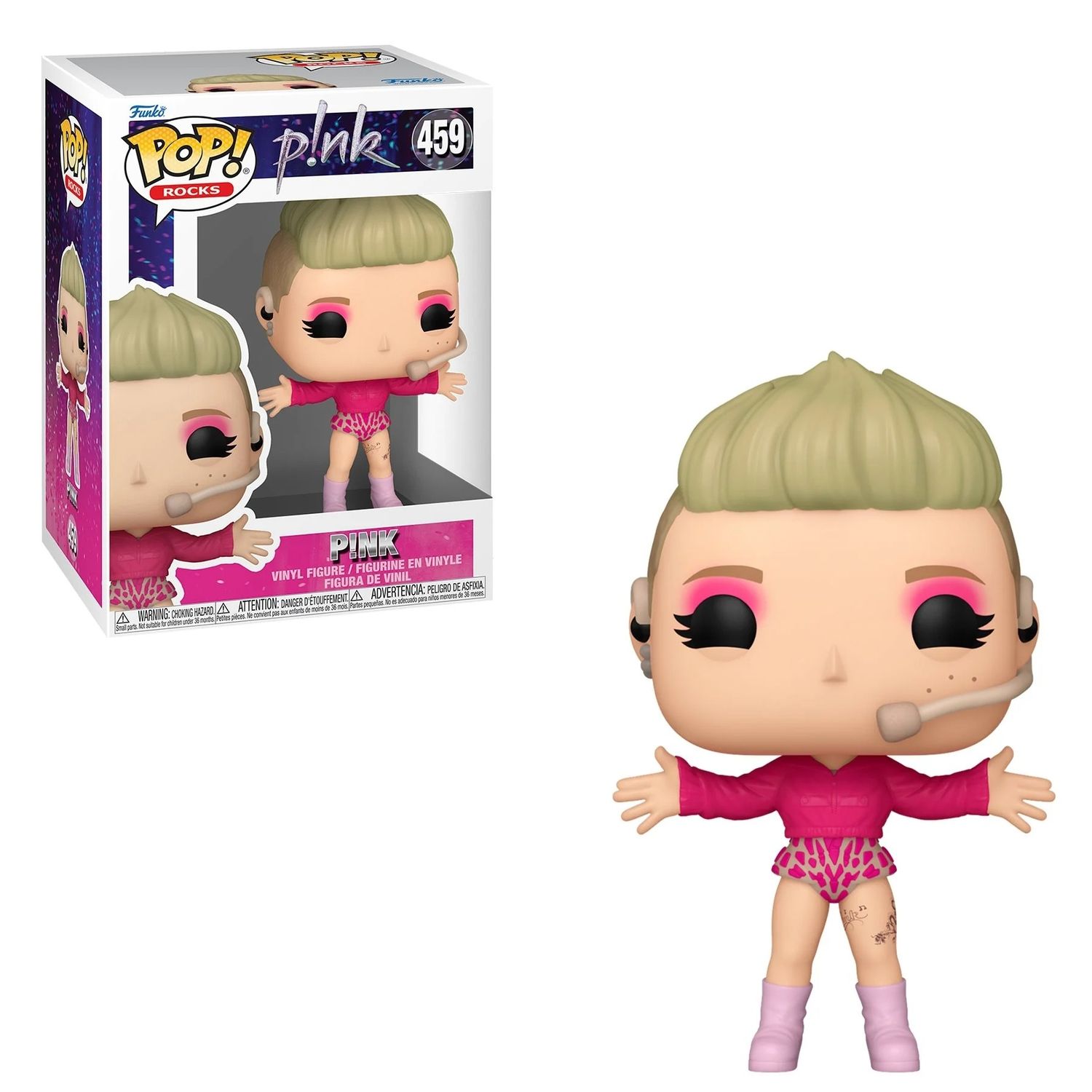 P!NK 3 3/4&quot;H Trustfall POP! Rocks Vinyl Figure #459