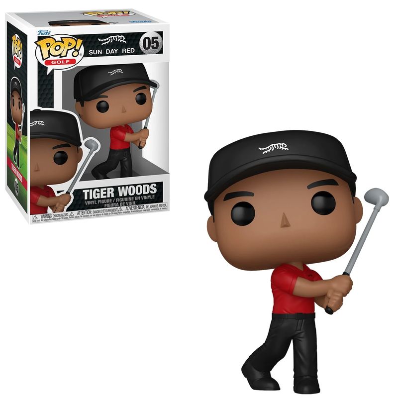 PGA Tiger Woods Swing 3 3/4&quot;H POP! Golf Vinyl Figure #05