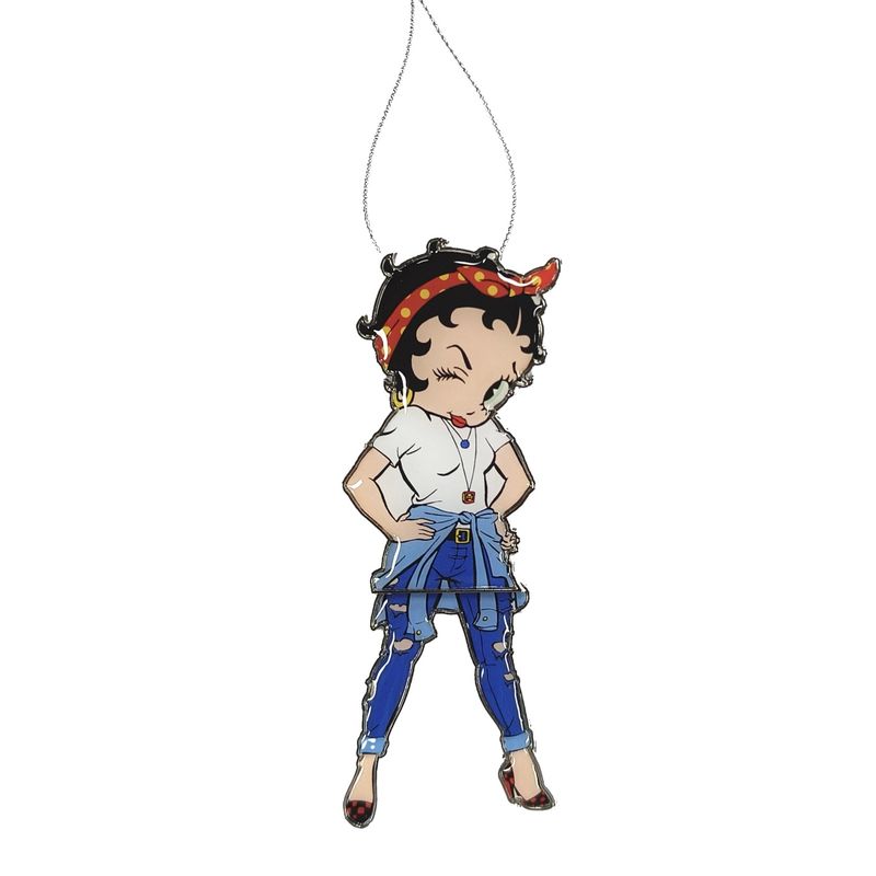 Betty Boop Swinging Legs Ornament (Bandana)