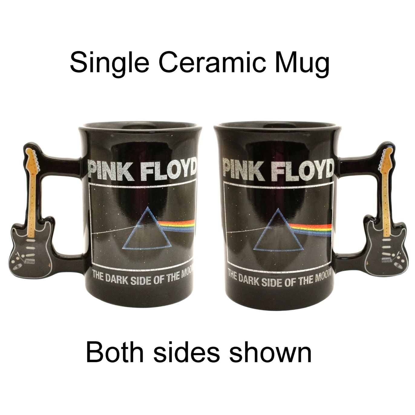 Pink Floyd &quot;Dark Side of the Moon&quot; 16 Ounce Ceramic Mug with Guitar Handle