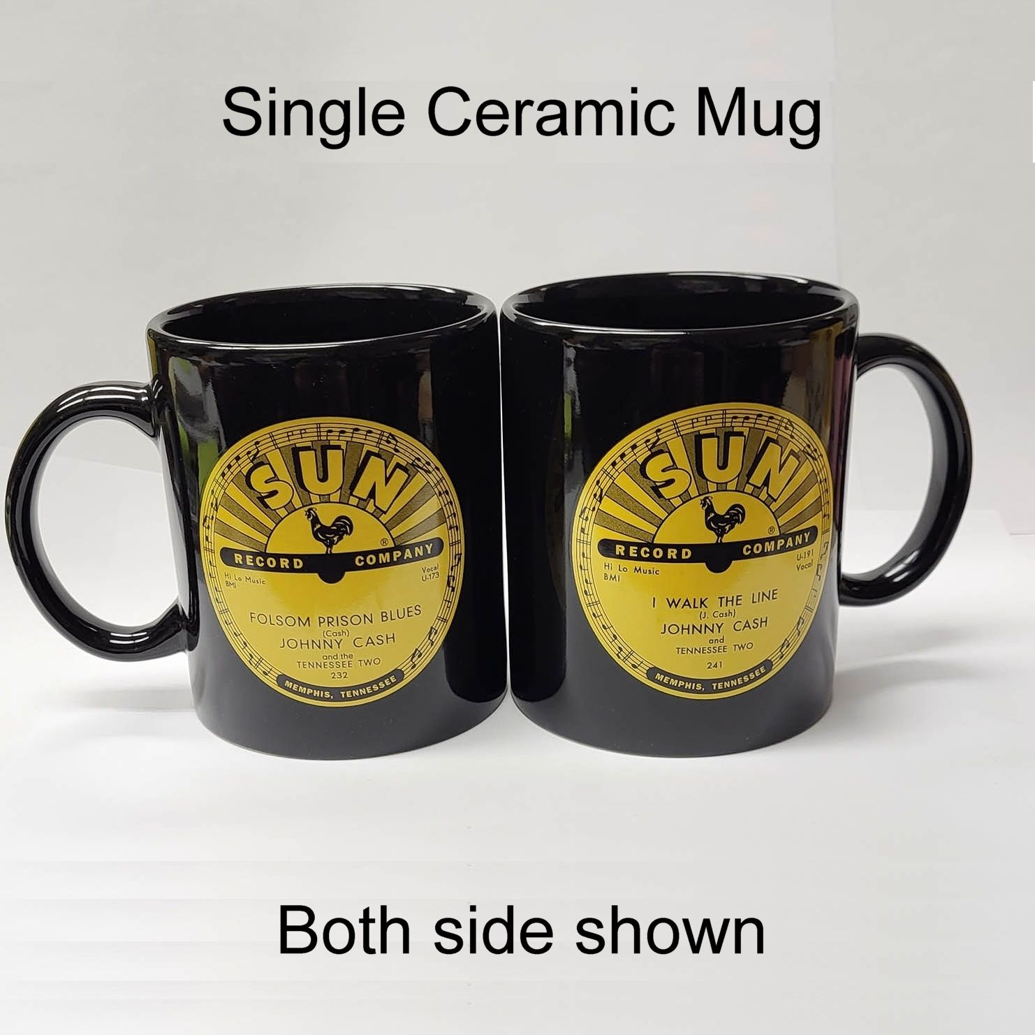 Johnny Cash Sun Records 11 Ounce Ceramic Mug