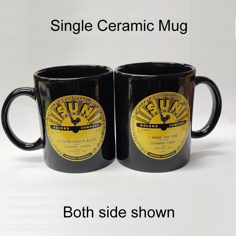 Johnny Cash Sun Records 11 Ounce Ceramic Mug