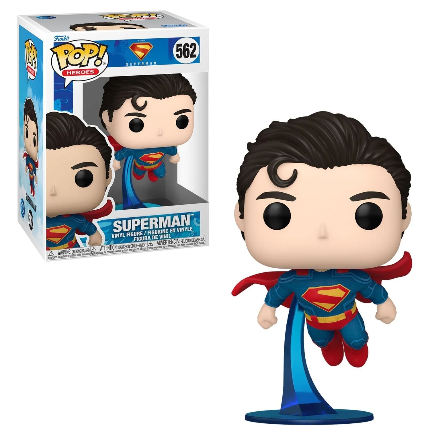 Superman (2025) 4 1/2&quot;H POP!  Heroes Vinyl Figure #562