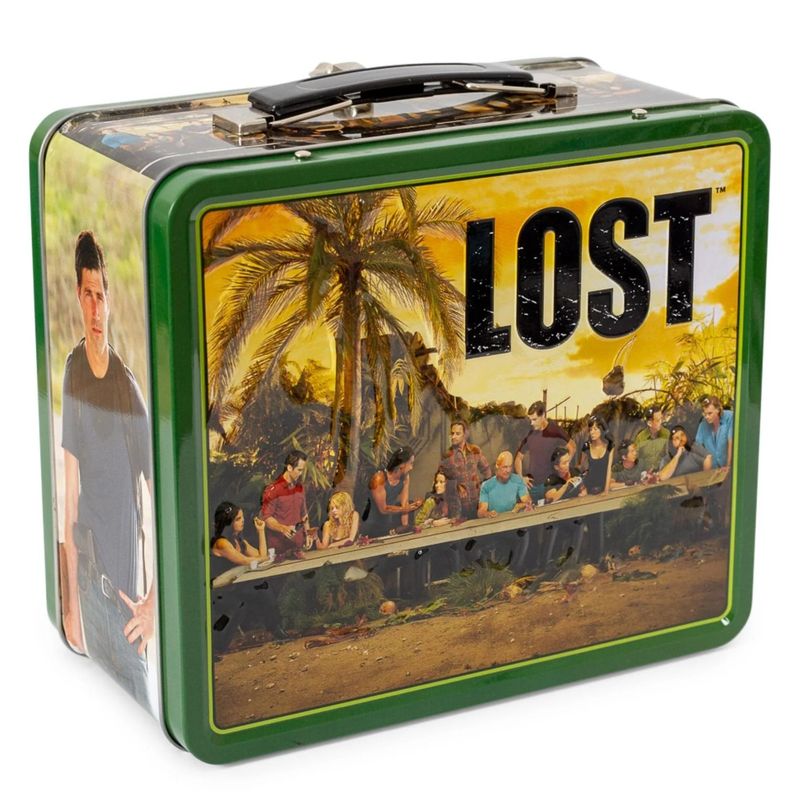 LOST Embossed Metal Lunchbox Tote