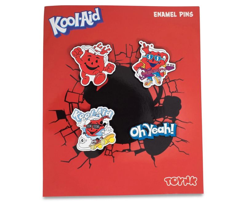 Kool-Aid Enamel Lapel Pin Set of 4