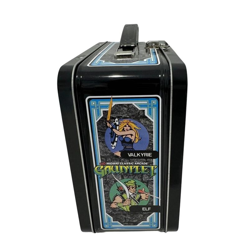 Midway Classic Arcade Gauntlet Metal Lunchbox Tote