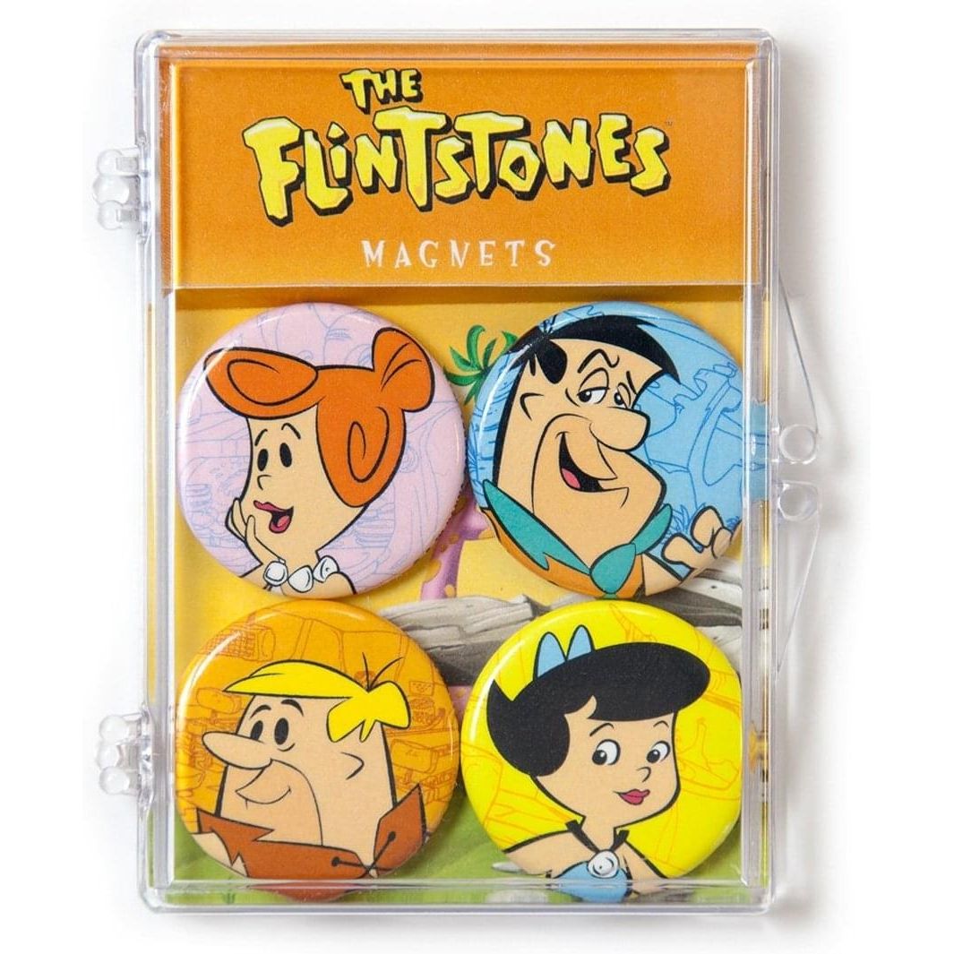 The Flintstones Round Magnet Set of 4