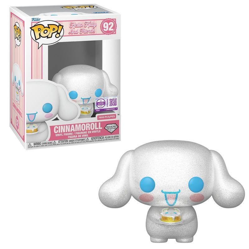 Hello Kitty and Friends Diamond Collection Cinnamoroll POP!  Vinyl Figure #92 - ELITE Ltd. Edition 7,500 units