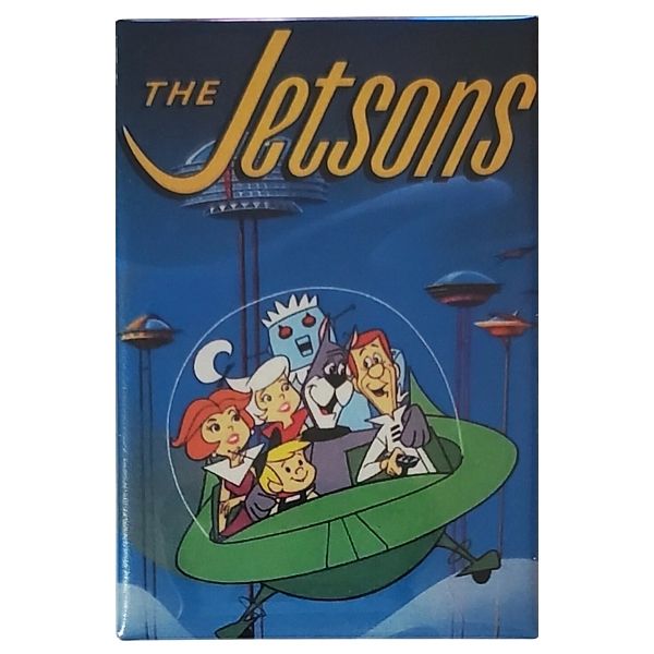 The Jetsons in Saucer Metal Magnet