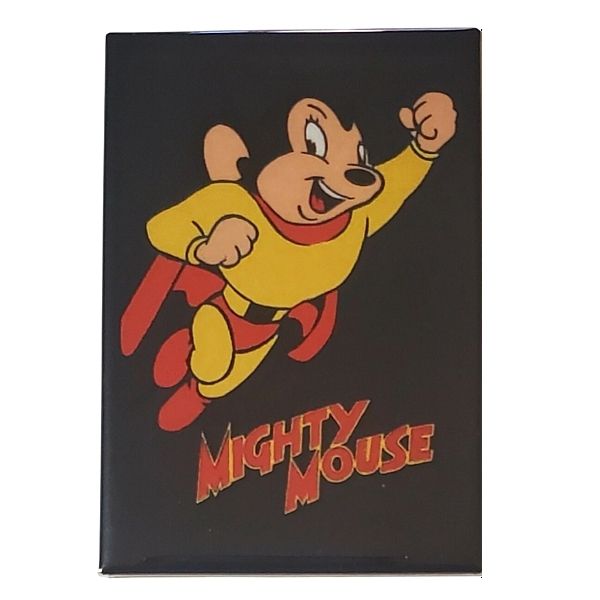 Mighty Mouse Metal Magnet
