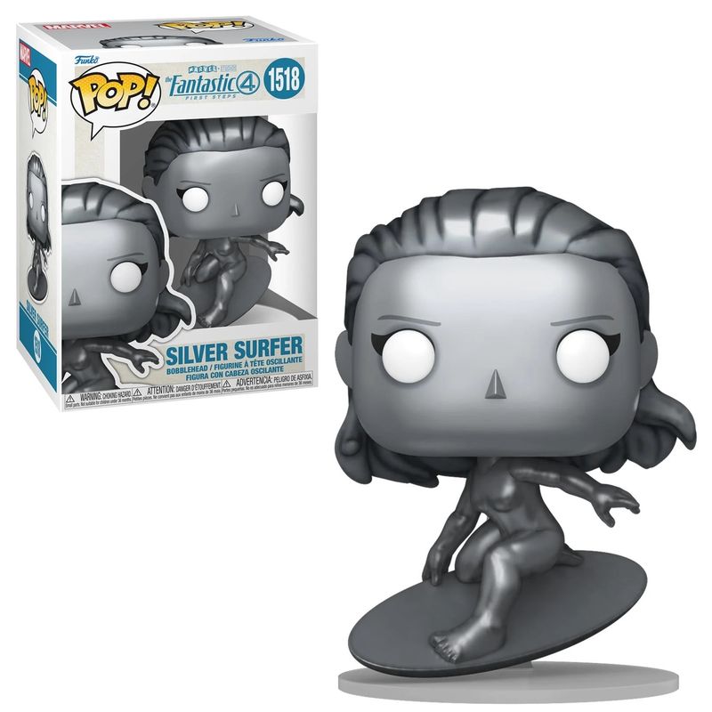 Marvel The Fantastic Four: First Steps Silver Surfer 3 3/4&quot;H POP! Vinyl Figure #1518