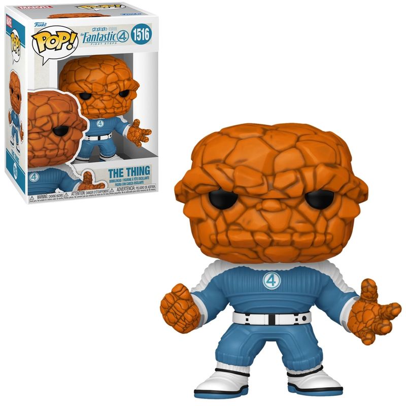 Marvel The Fantastic Four: First Steps The Thing 3 3/4&quot;H POP! Vinyl Figure #1516