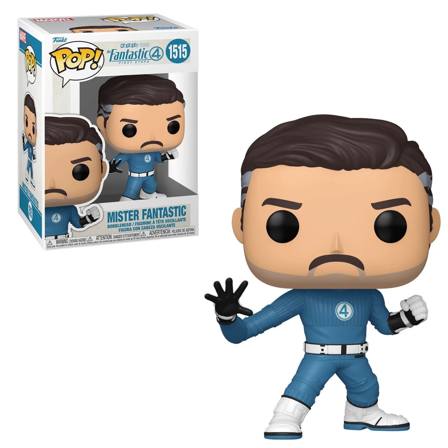 Marvel The Fantastic Four: First Steps Mister Fantastic 3 3/4&quot;H POP! Vinyl Figure #1515