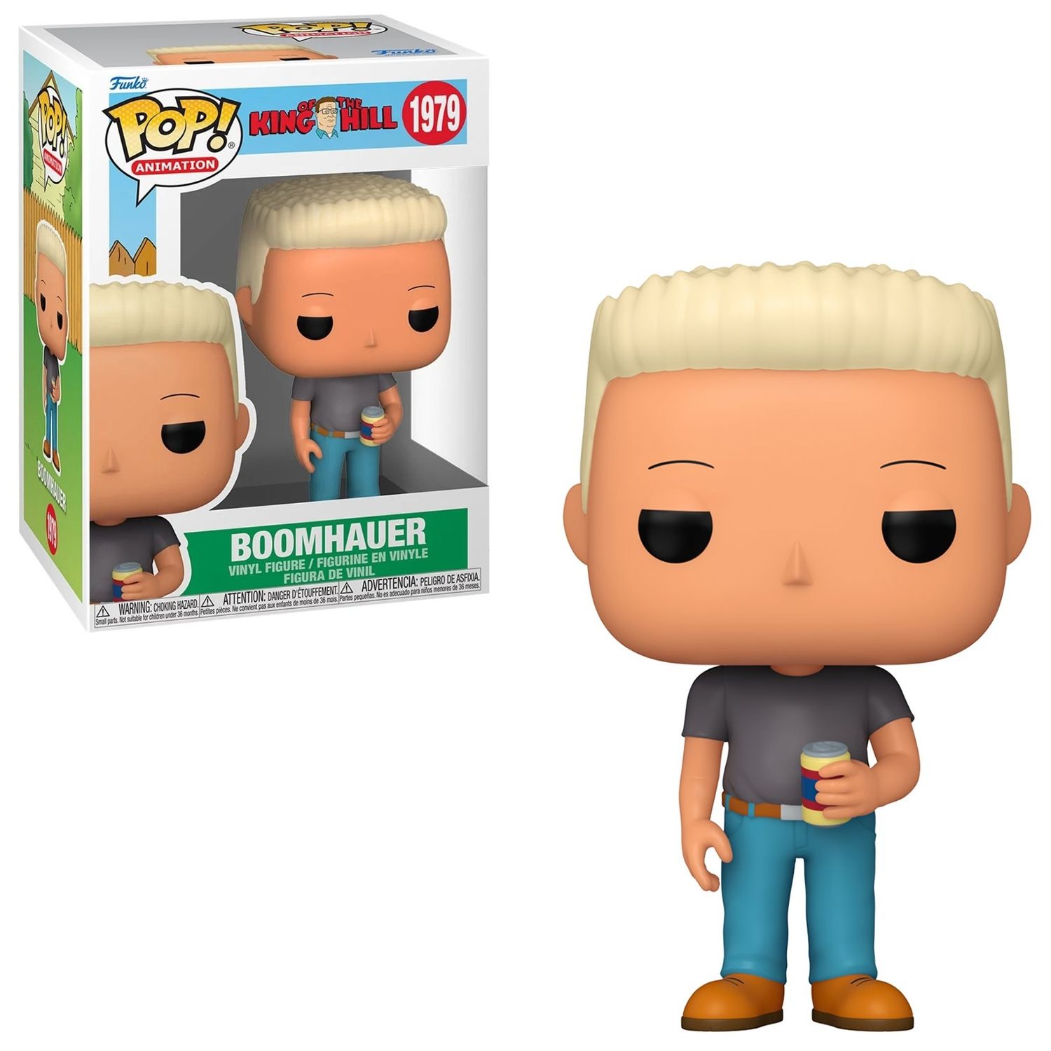 King of the Hill - Boomhauer POP! Animation Vinyl Figure #1979