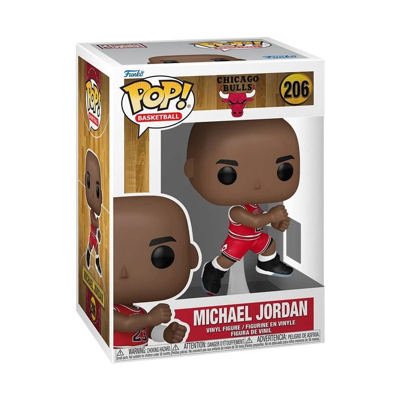 NBA Legends Michael Jordan - Chicago Bulls 1989 Playoffs "The Shot" POP! Basketball Vinyl Figure #206