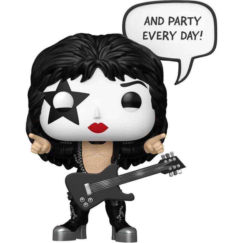 KISS The Starchild 4 3/4"H POP! Rocks Sayings Vinyl Figure #472 - And Party Every Day!