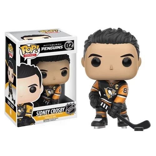 NHL Sidney Crosby - Pittsburgh Penguins POP! Hockey Vinyl Figure #02 - SLIGHTLY DAMAGED BOX
