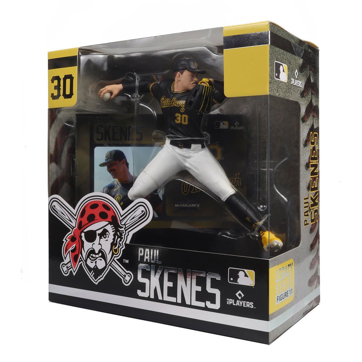 MLB Paul Skenes Pittsburgh Pirates Posed 7&quot;H  SportsPicks Action Figure