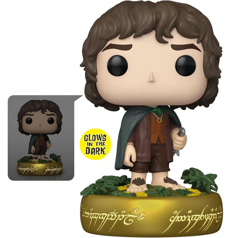 Lord of the Rings Frodo Baggins 4 1/2"H POP! Movies Vinyl Figure #1832 - GLOW IN THE DARK