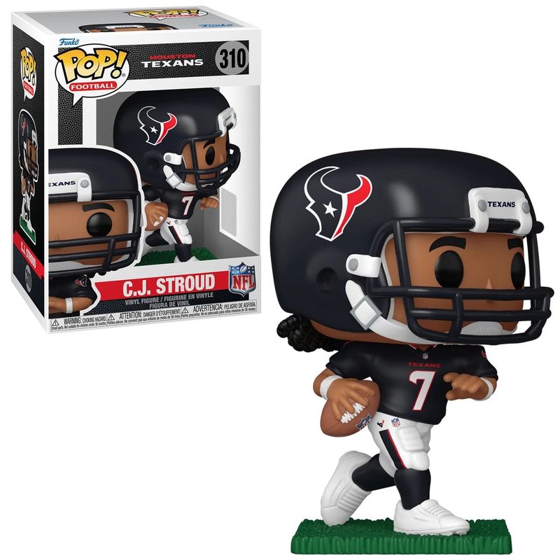 NFL C.J. Stroud Houston Texans 4 1/4&quot;H POP! Football Vinyl Figure #310