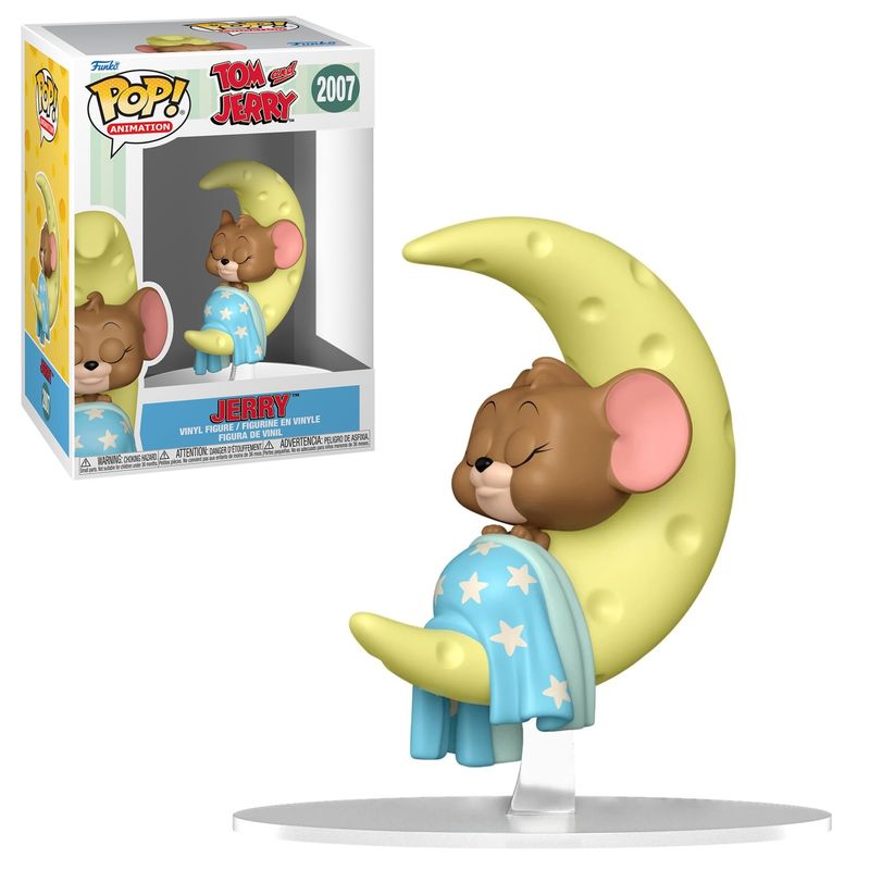 Tom &amp; Jerry 3 3/4&quot;H Jerry Sleeping POP! Animation Vinyl Figure #2007