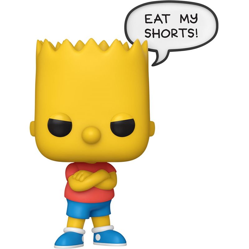 The Simpsons Bart Simpson Sayings POP! Television Vinyl Figure #1742 Specialty Series - Eat my Shorts!
