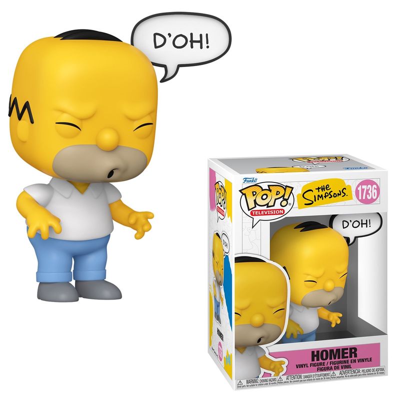 The Simpsons Homer Simpson Sayings POP! Television Vinyl Figure #1736 - D&#39;OH