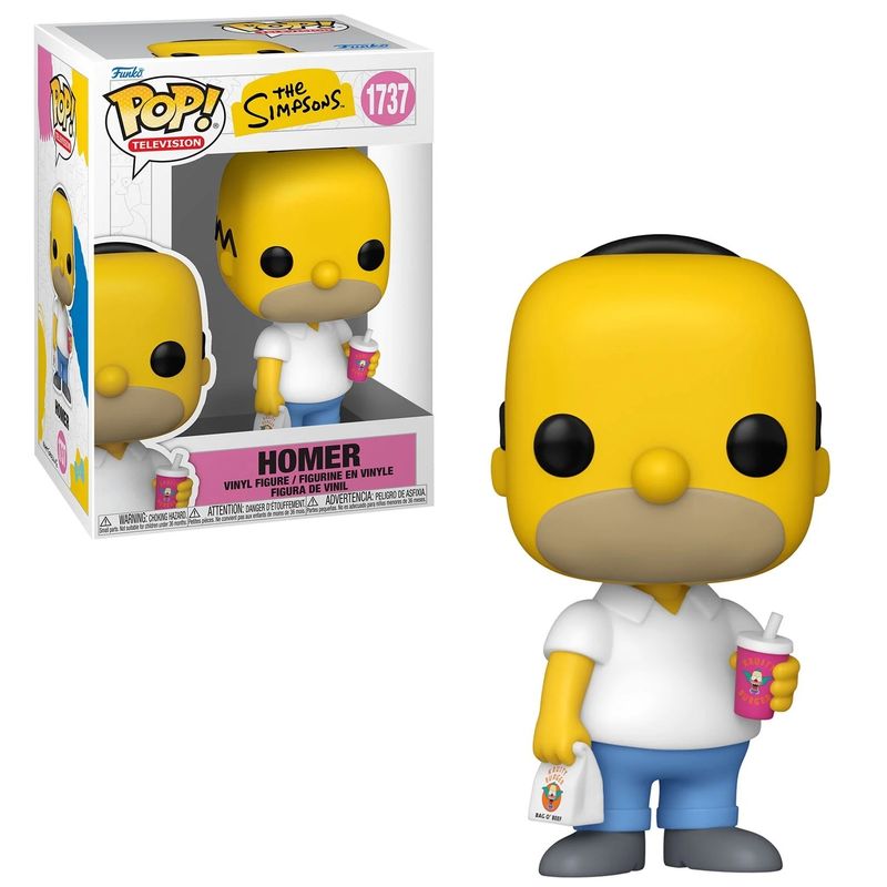 The Simpsons 4 1/2&quot;H Homer Simpson POP! Television Vinyl Figure #1737 Wave 11
