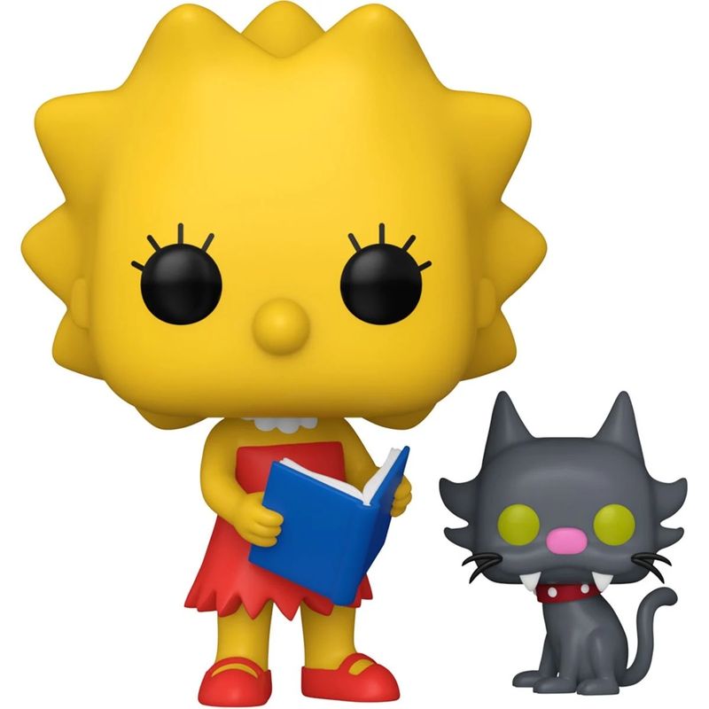 The Simpsons 3 1/2"H Lisa with Snowball POP! Television Vinyl Figure #1740 Wave 11