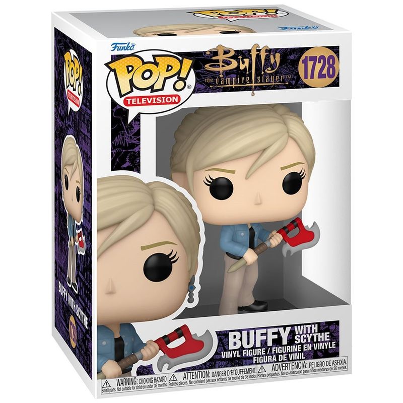Buffy the Vampire Slayer - 4"H Buffy with Scythe POP! Television Vinyl Figure #1728