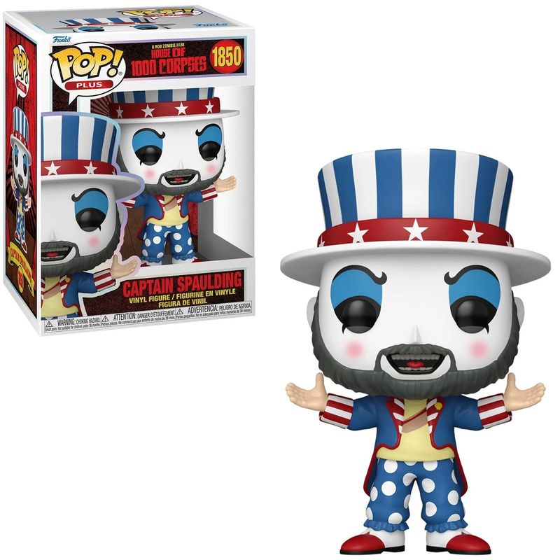 House of 1000 Corpses - 4 1/2&quot;H Captain Spaulding POP! PLUS Vinyl Figure #1850