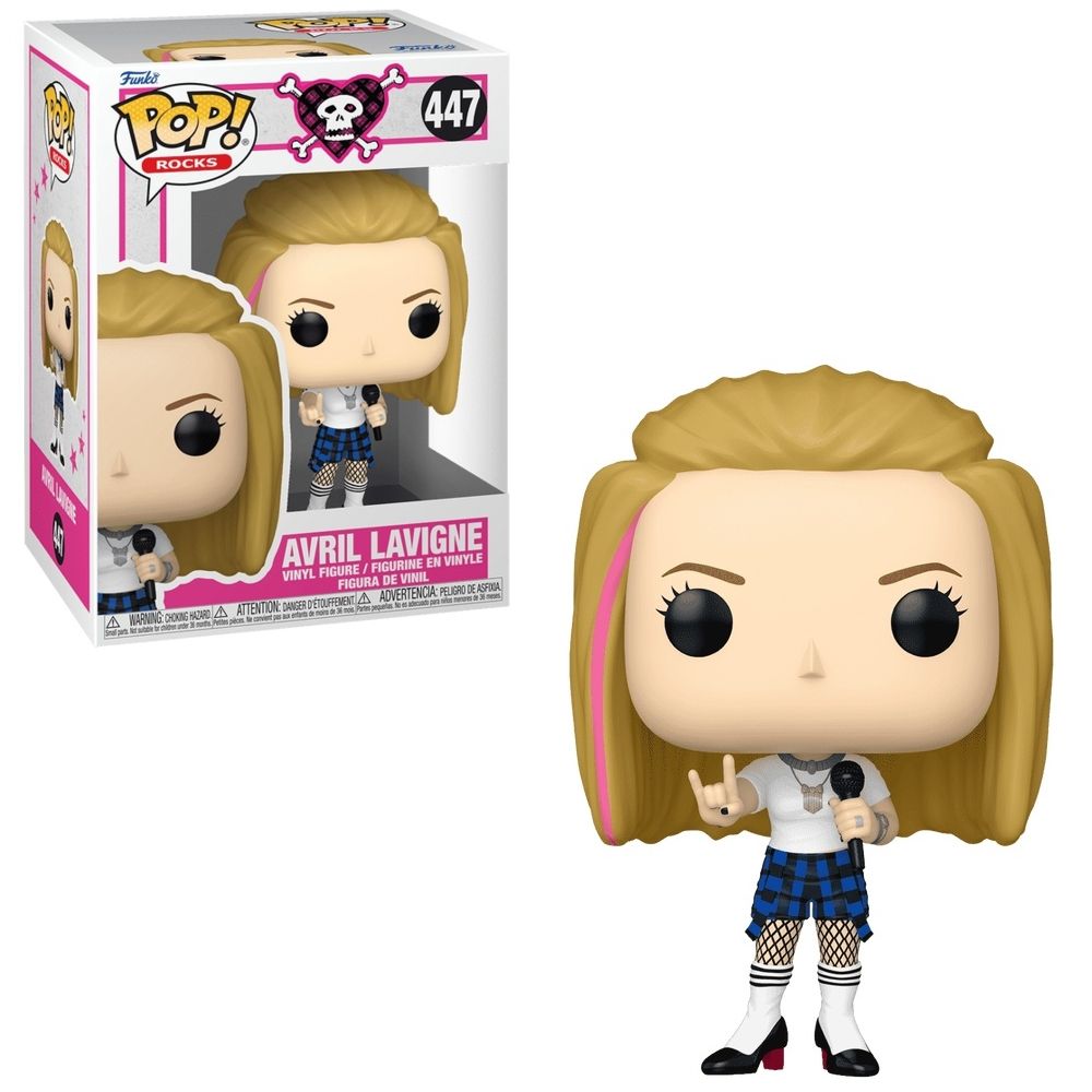 Avril Lavigne 4&quot;H Girlfriend POP! Rocks Vinyl Figure #447