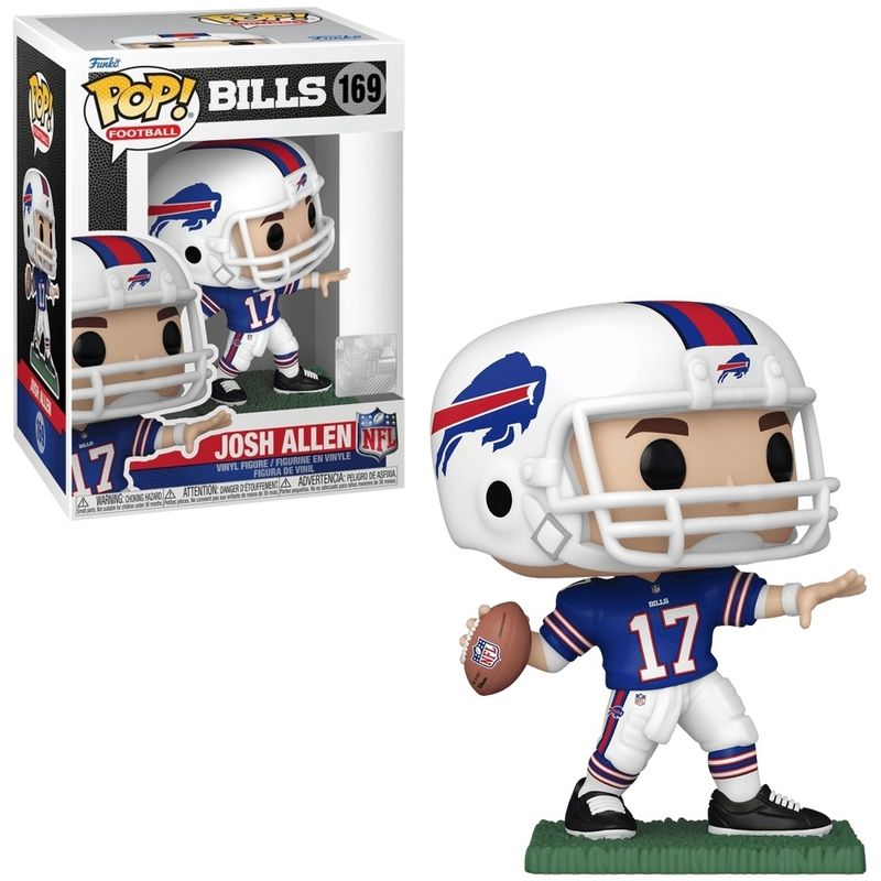 NFL Josh Allen Buffalo Bills 4 1/4&quot;H POP! Football Vinyl Figure #169