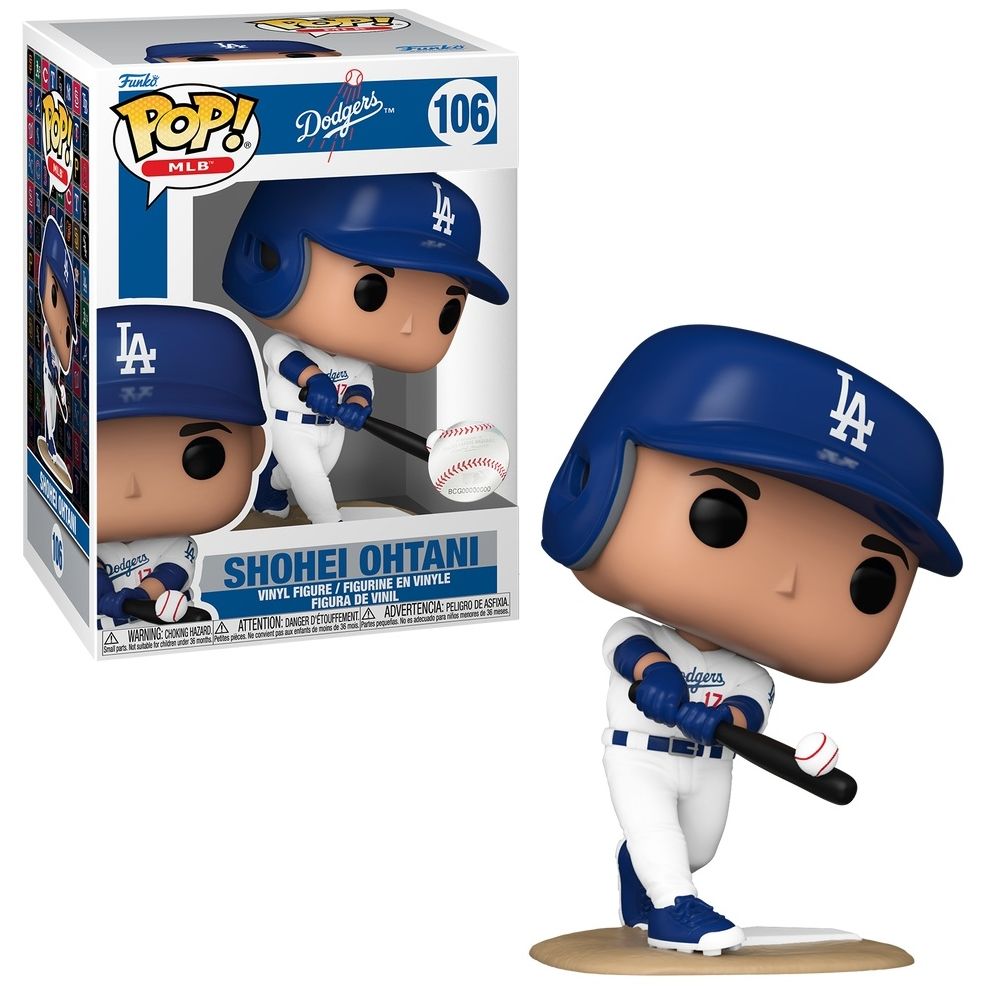 MLB Shohei Ohtani Los Angeles Dodgers 3 3/4&quot;H POP! MLB Vinyl Figure #106