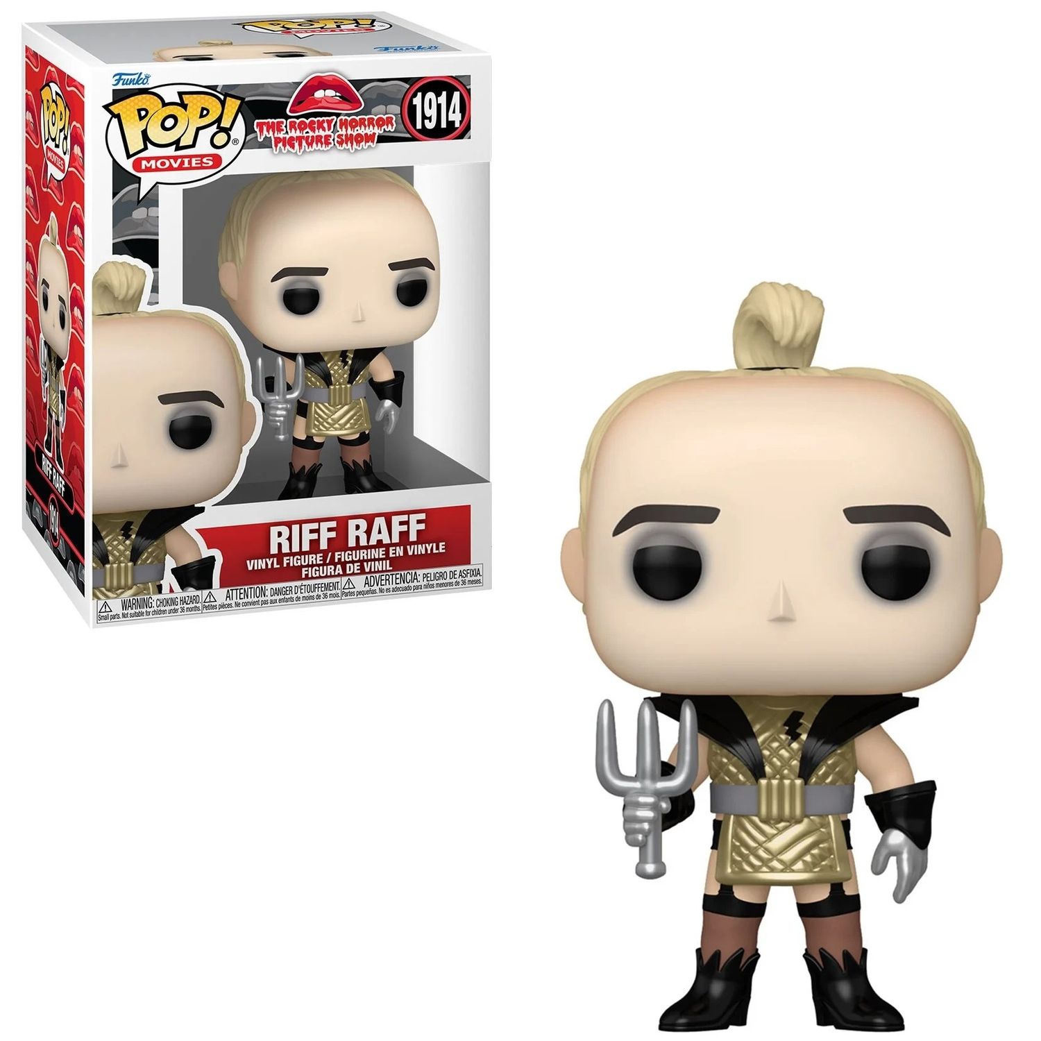 Rocky Horror Picture Show 4 1/4&quot;H Riff Raff POP! Movies Vinyl Figure #1914