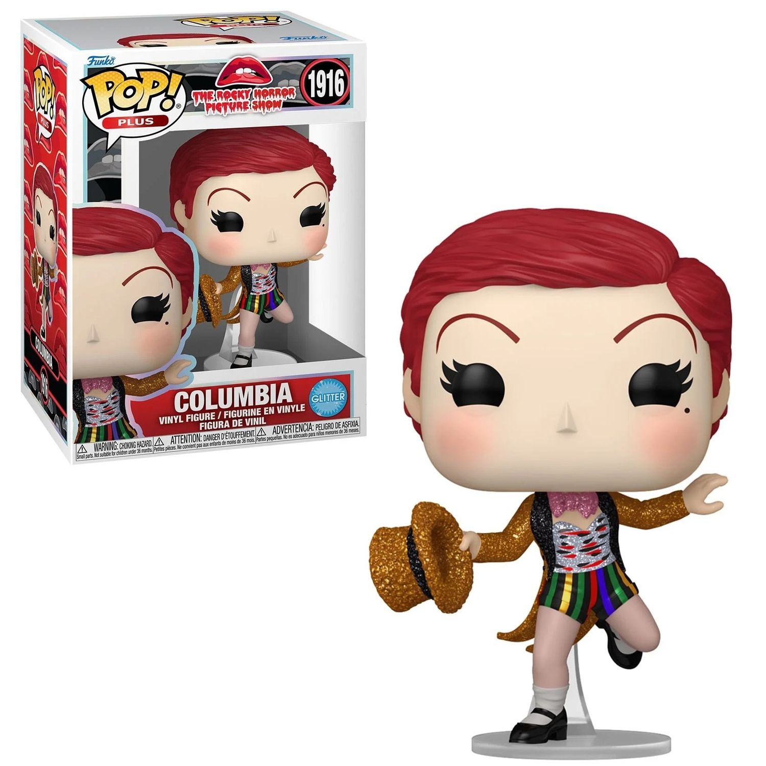 Rocky Horror Picture Show 4&quot;H Columbia (Glitter) POP! Movies Vinyl Figure #1916