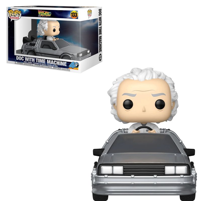 Back to the Future 40th Anniversary Doc with Time Machine POP! Rides #133