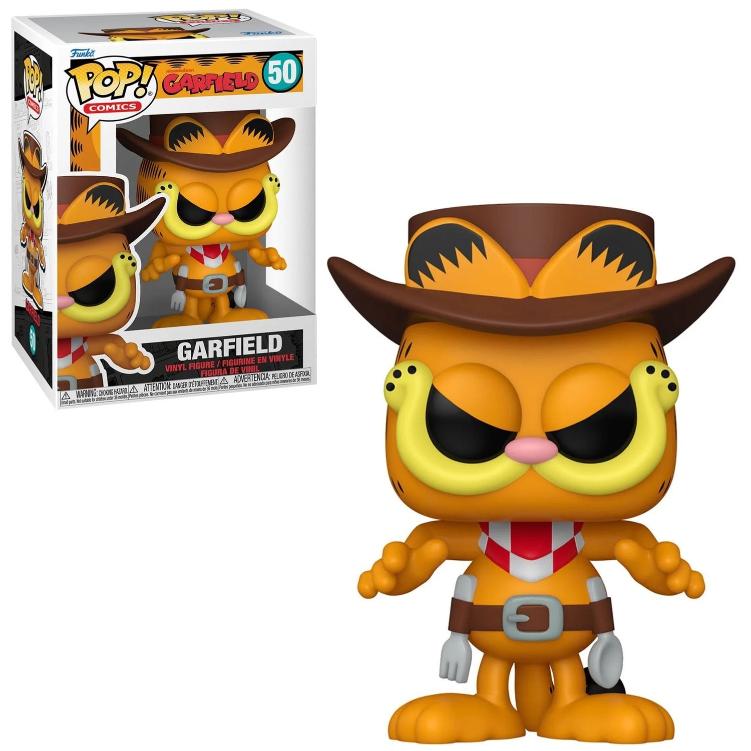 Garfield (Western) 4&quot;H POP! Comics Vinyl Figure #50