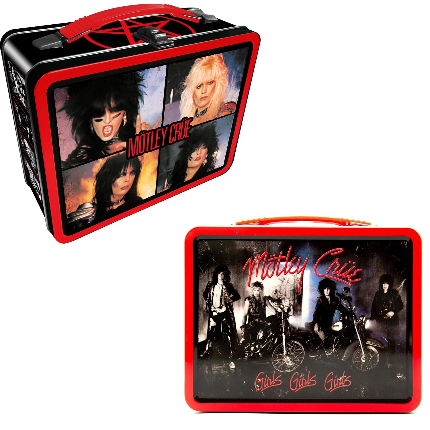 Motley Crue Shout at the Devil / Girls, Girls, Girls Metal Lunchbox / Fun Box