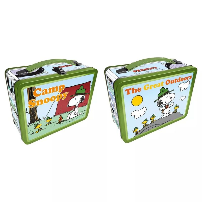 Peanuts Camp Snoopy Metal Lunchbox / Fun Box