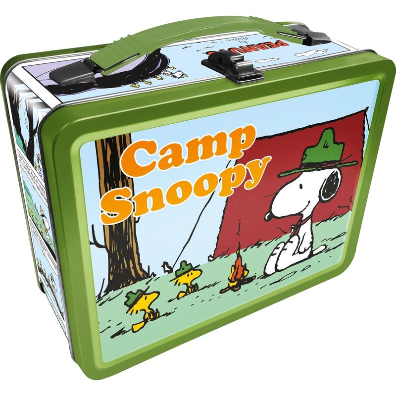Peanuts Camp Snoopy Metal Lunchbox / Fun Box