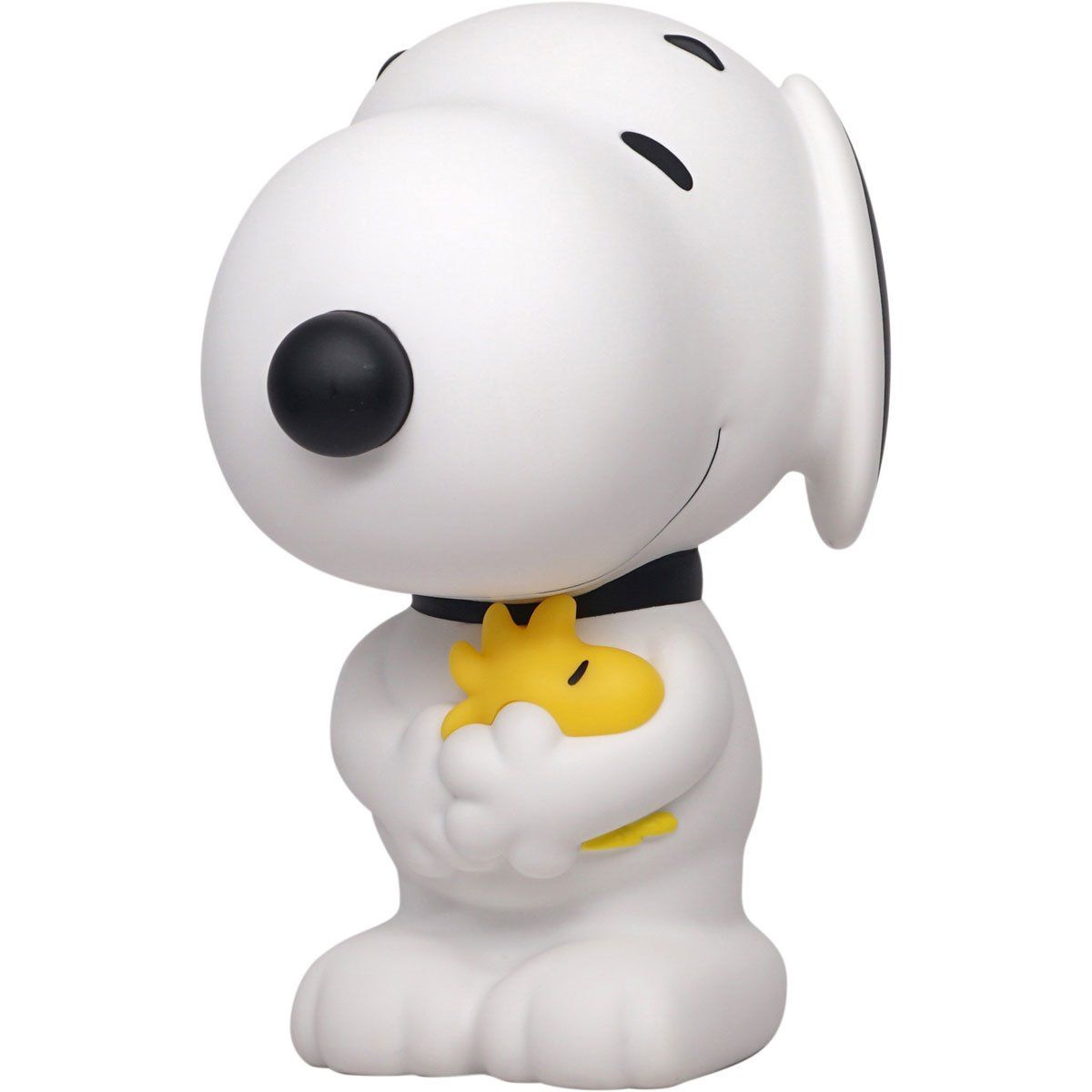 Peanuts 8"H Snoopy Holding Woodstock PVC Bank
