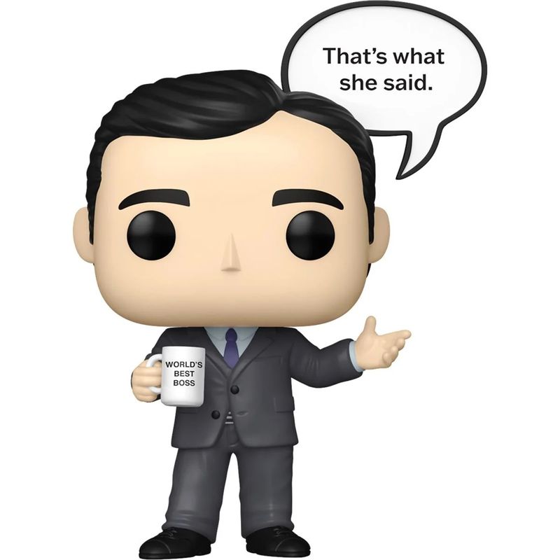 The Office Michael Scott Sayings POP! Television Vinyl Figure #1773 - That's what she said. DAMAGED BOX