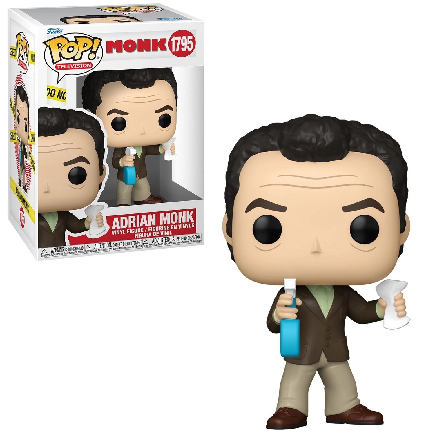 Monk 4"H Adrian Monk POP! Television Vinyl Figure #1795